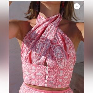 Buggy ophelia poplin alter top XS/ S